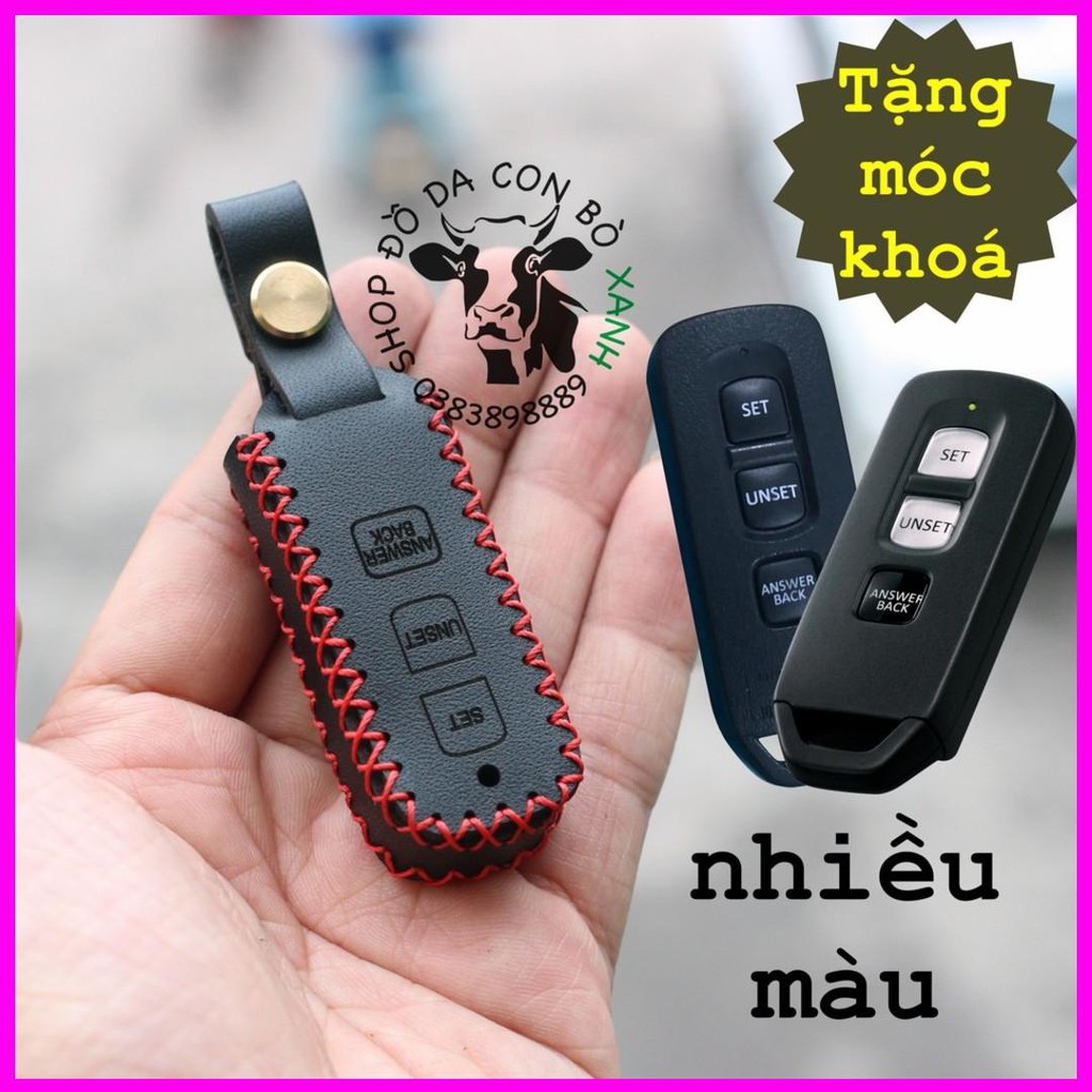 Bao Da Remote Honda Vario 125, Scoopy handmade da thật