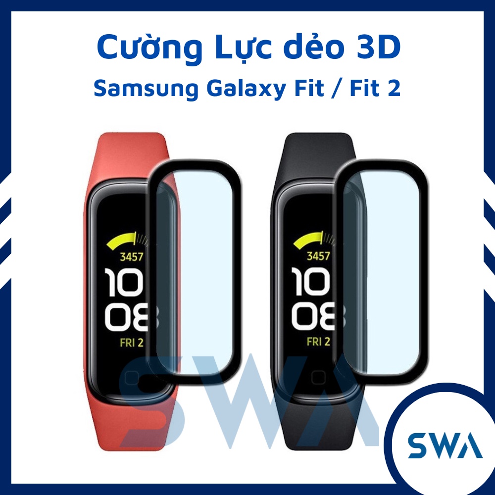 Cường lực dẻo 3D đồng hồ Samsung Galaxy Fit 2 full viền màn hình SWASTORE