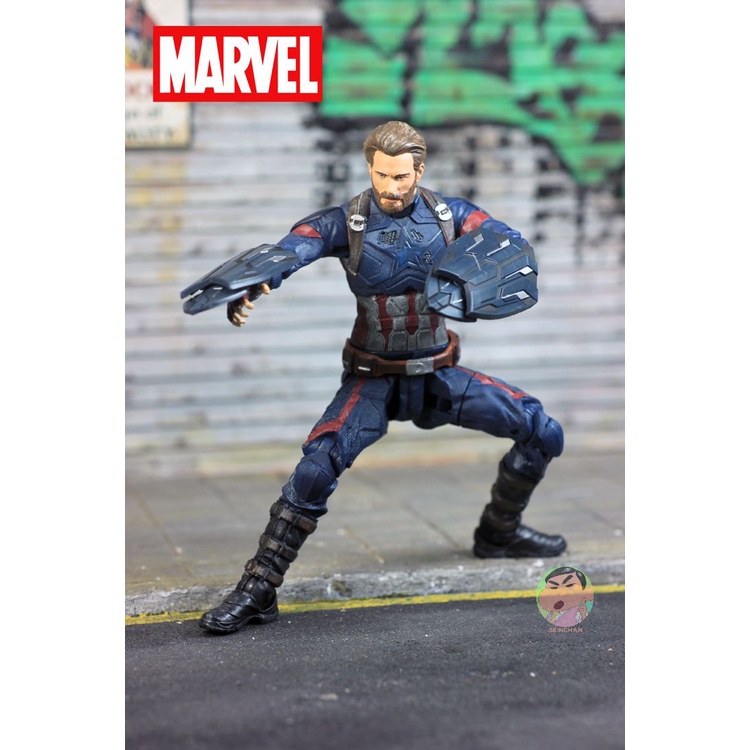 Mô Hình Nhân Vật Captain America Thiết Kế Sống Động