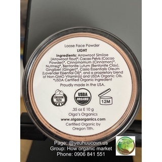 Phấn phủ Olga’s Organic Hữu Cơ