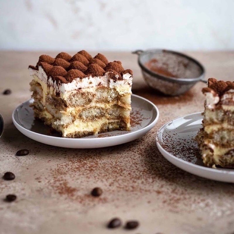 set làm bánh tiramisu