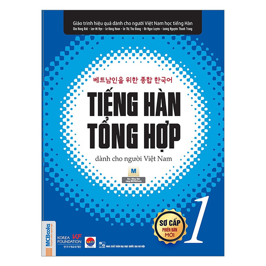 Sách - Combo Trọn Bộ Giáo Trình Tiếng Hàn Tổng Hợp Sơ Cấp & Trung Cấp ( Tập 1, 2, 3, 4 ) Bản Đen Trắng