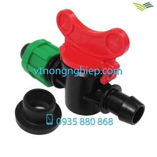 10 Van khóa ống nhỏ giọt phi 16mm