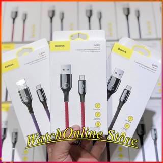 Cáp sạc nhanh QC 3.0 Type C tự ngắt Baseus