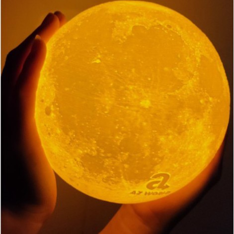 (MẪU 2021) Đèn Ngủ Mặt Trăng SCOTLAND 3D side 15cm