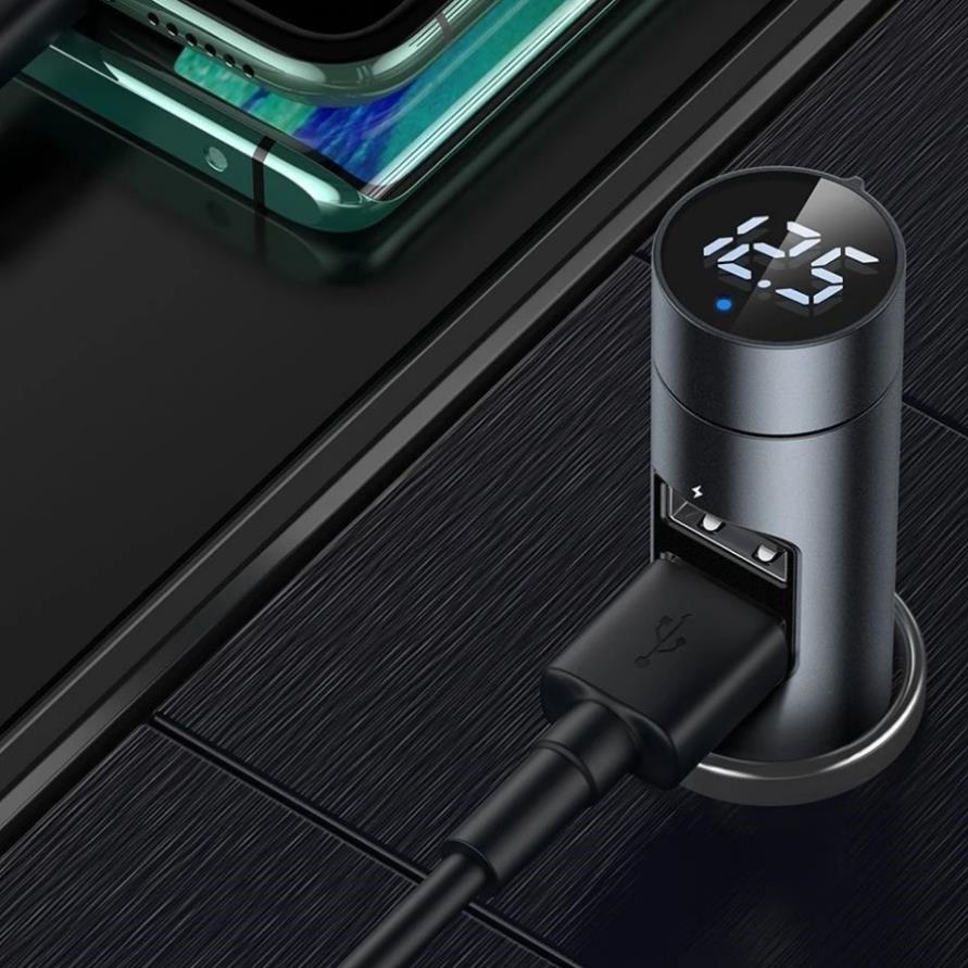 Baseus -BaseusMall VN Tẩu sạc đa năng dùng cho xe ô tô Baseus Energy Column Car Wireless MP3 Charger