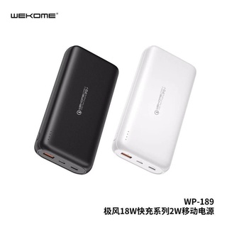 Sạc dự phòng QC 3.0 + PD 18W WK WP-189 20,000mAh - Chính Hãng