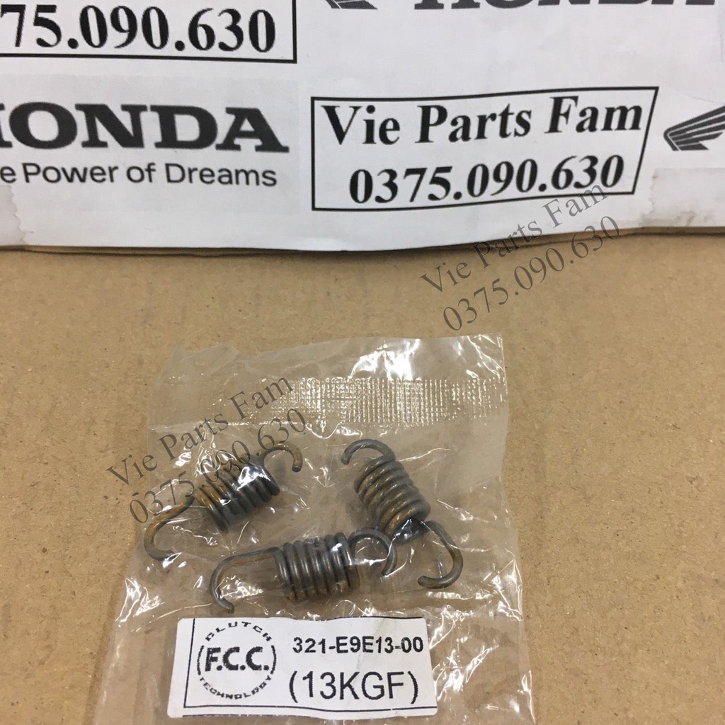 Lò xo ba càng 8kg-10kg-11kg-12kg-13kg chống rung đầu các dòng xe ga Honda, hàng din F.C.C mới 100%