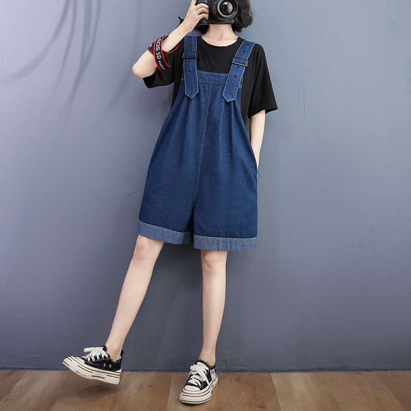 G46 quần short yếm big size freesize thoải mái rộng rãi phong cách Hàn Quốc trẻ trung thời trang