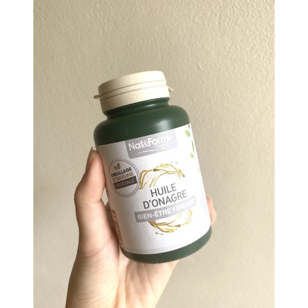 Tinh dầu hoa anh thảo Nat&Form Pháp 200 viên (BẢN MỚI ẢNH CUỐI) | Thế Giới Skin Care