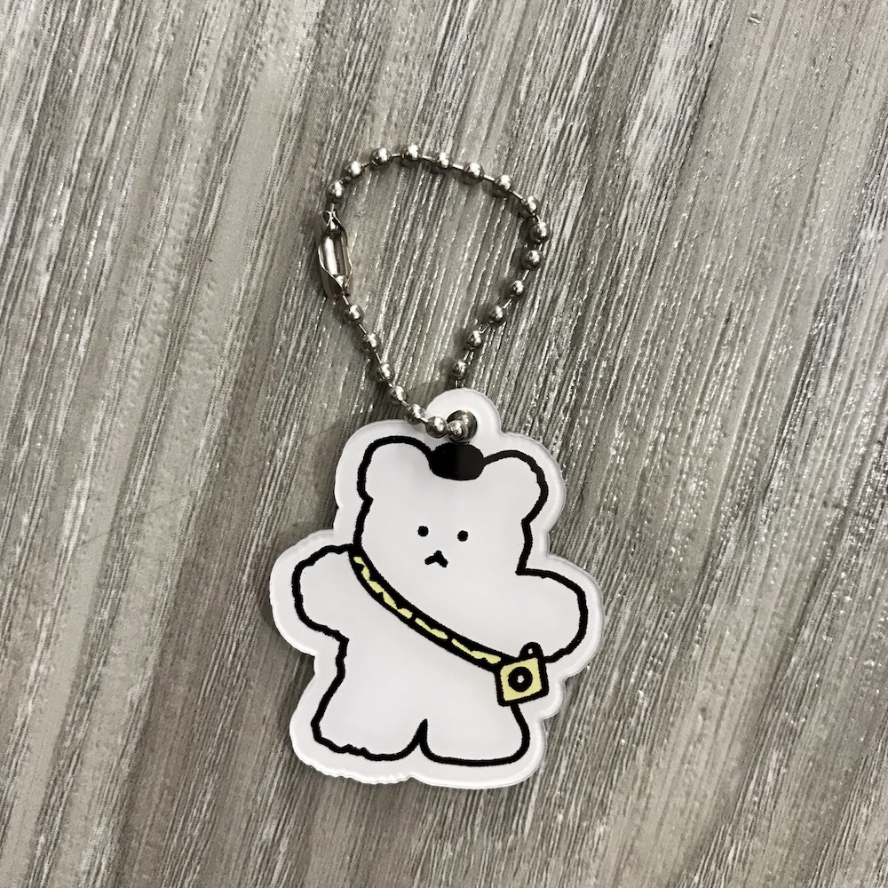 Móc Khoá Nhựa Treo Balo Giá Rẻ 7 Kiểu Dễ Thương