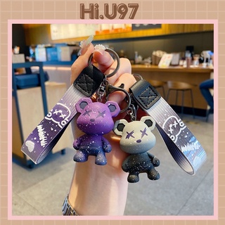 Móc khoá gấu bearbrick lấp lánh siêu đẹp