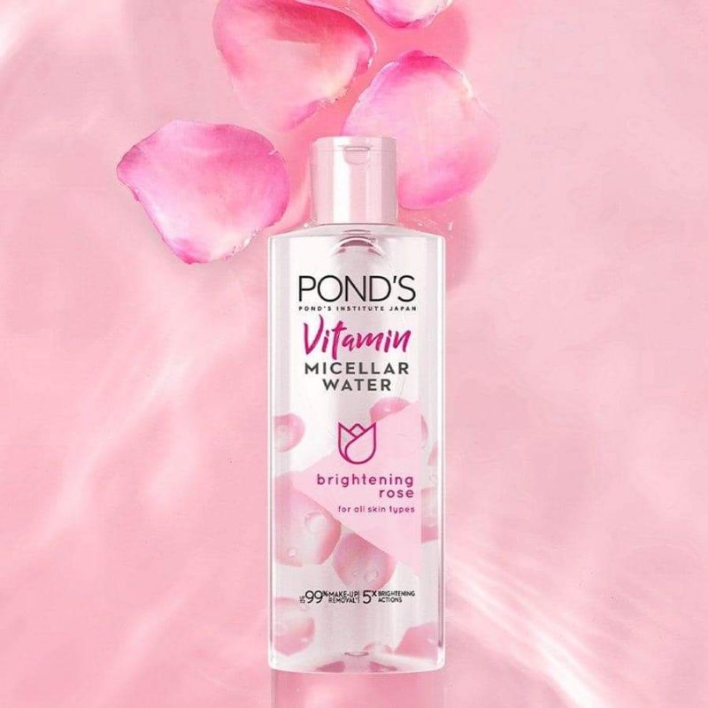 Nước Tẩy Trang Pond's Vitamin 235ml Và Nước Hoa Hồng Pond's White Beauty Làm Sáng Da 150ml