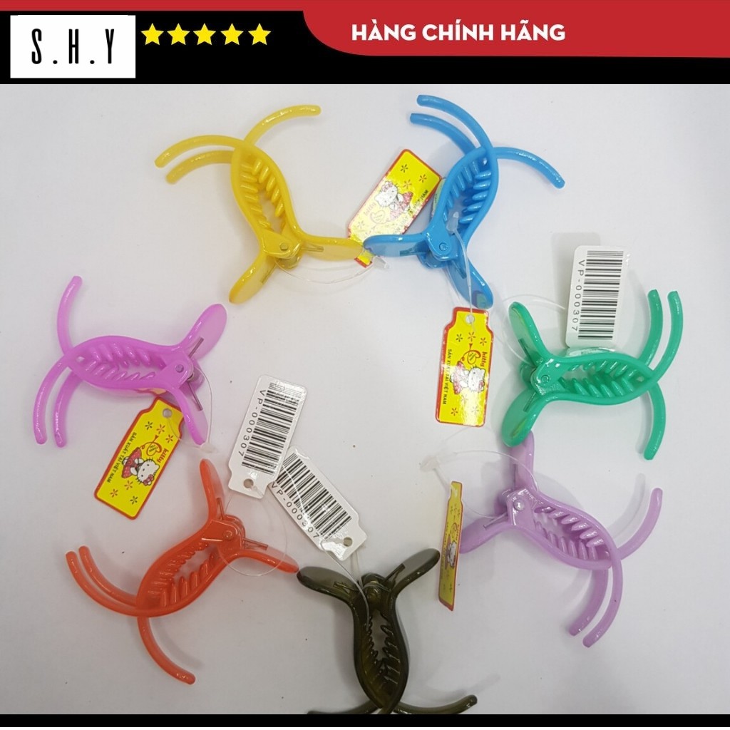 SET 12 Kẹp Tóc Càng Cua Mix Màu ️Cao Cấp 🍑 (SET 12 Chiếc) Hàng Việt Nam Chất Lượng Cao | BigBuy360 - bigbuy360.vn