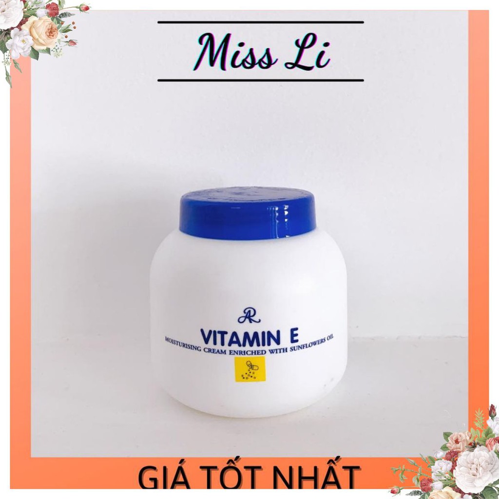 🔰 [GIÁ TỐT] 🔰 Kem Dưỡng Thể Vitamin E 200ml DƯỠNG ẨM LÀM DA TRẮNG SÁNG MỊN MÀNG MỜ VẾT THÂM