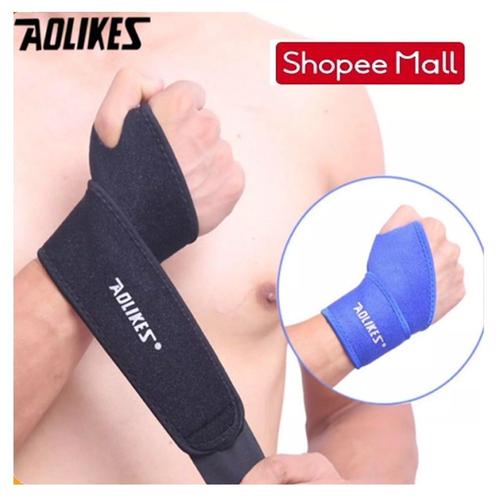 Băng quấn bảo vệ cổ tay AOLIKES A-7937 hỗ trợ nẹp khớp cổ tay pressure adjustable wrist support