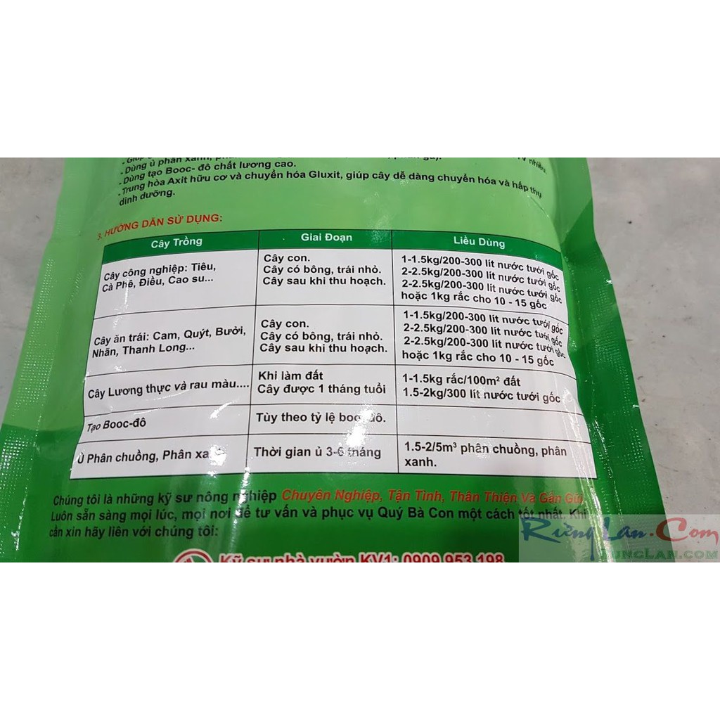Tinh vôi 98 bột siêu sát khuẩn dùng cho nhà vườn trang trại khử khuẩn bịch 1kg