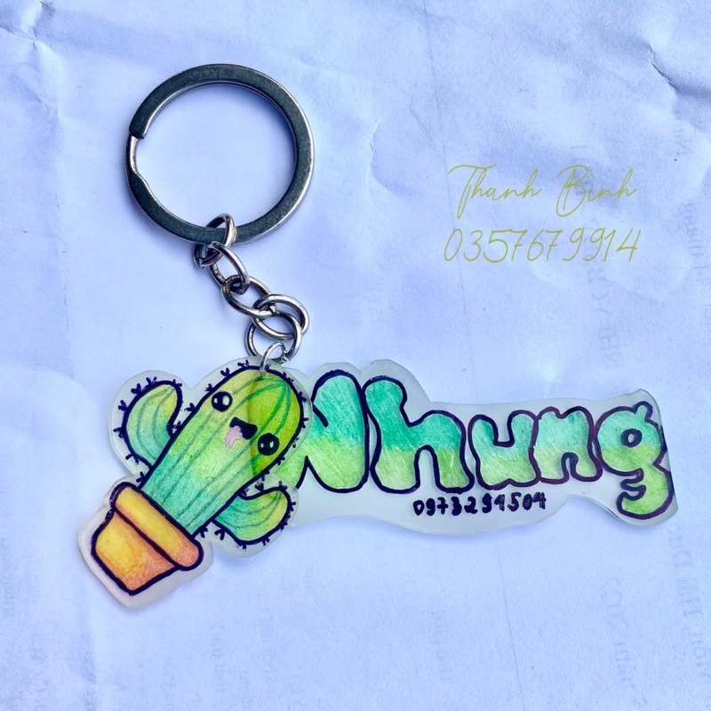 1k- móc khoá theo yêu cầu_ ảnh thật