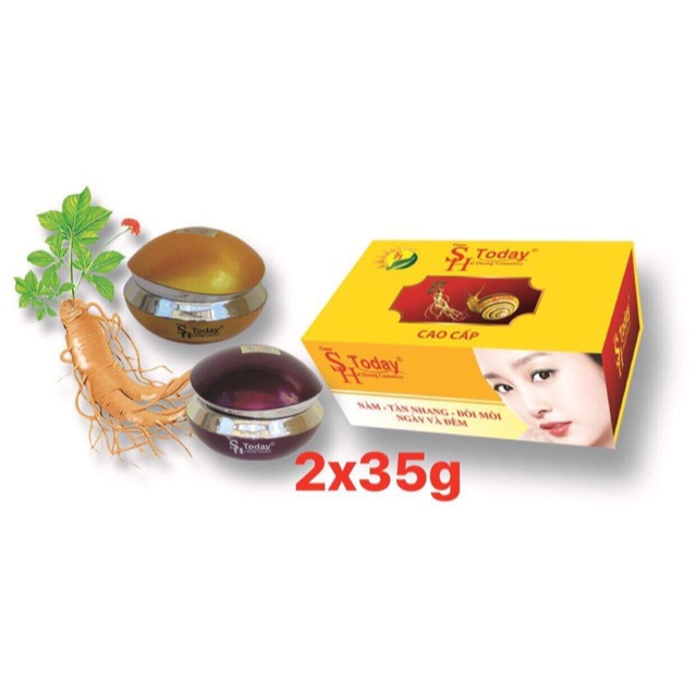 SH Today Bộ Kem nám - Tàn nhang - Đồi mồi kem ngày và đêm ( 2 x 35g )