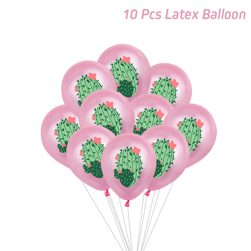 Bộ Bong Bóng Trang Trí Tiệc Hình Hồng Hạc/Quả Dứa Nhiệt Đới