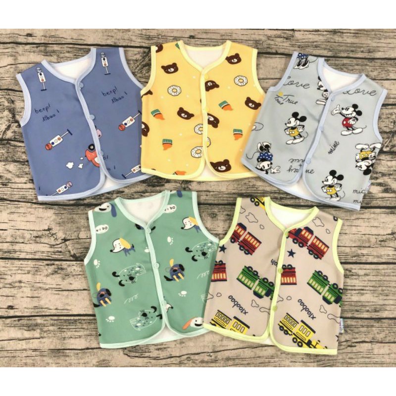 Áo Gile Nỉ Lông Cho Bé