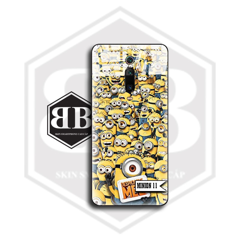 Ốp lưng kính cường lực Xiaomi Redmi Note 10 CC9 Pro / Redmi K20 Mi 9T / Mi CC9 Mi A3 Lite / Note 9 Pro Max hình minion | BigBuy360 - bigbuy360.vn