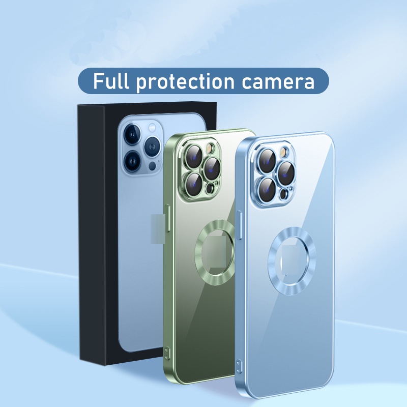 Ốp Điện Thoại Silicon Mềm Chống Sốc Viền Kim Loại Sang Trọng Cho IPhone 13 Pro Max 13pro I13