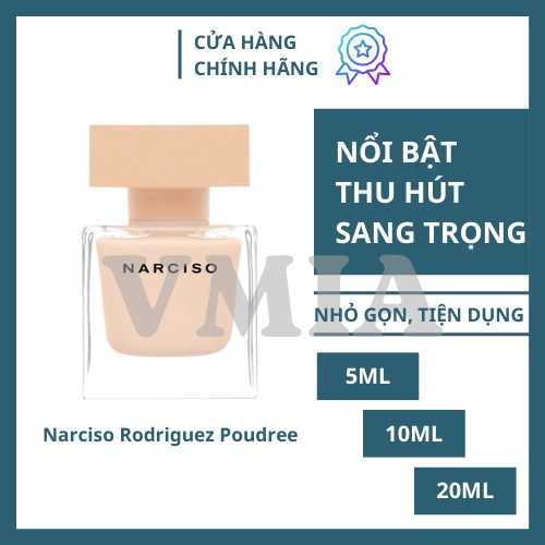 [ Mẫu Thử 10Ml ] Nước Hoa Narciso Rodriguez Poudree Edp