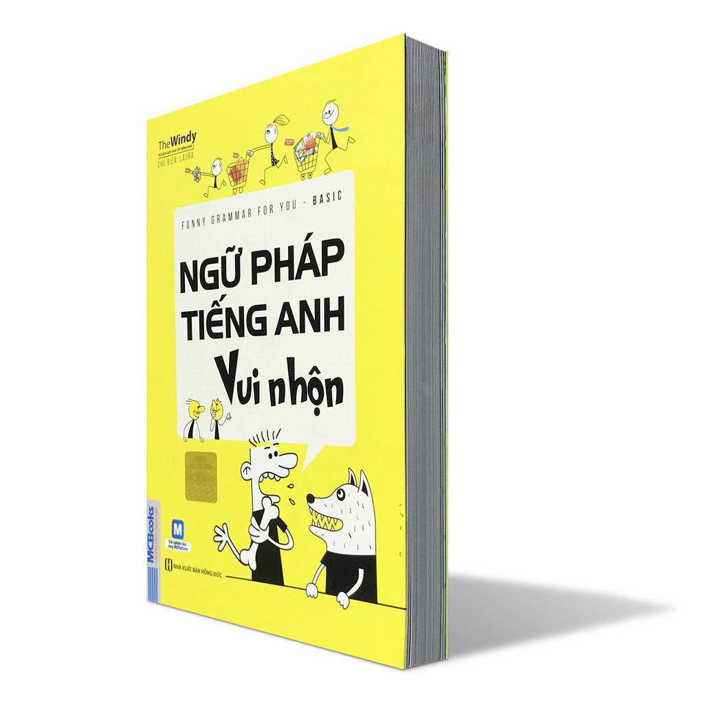 Sách - Ngữ pháp tiếng Anh vui nhộn – Funny Grammar For You – Basic + tặng kèm bookmark