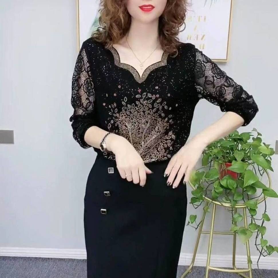 Áo Ren Tay Dài Phong Cách Phương Tây Thời Trang Mùa Thu Mới