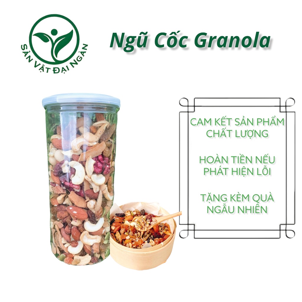 Hạt mix Granola Sản Vật Đại Ngàn – Siêu Hạt dinh dưỡng giàu chất xơ, tốt cho hệ tiêu hóa