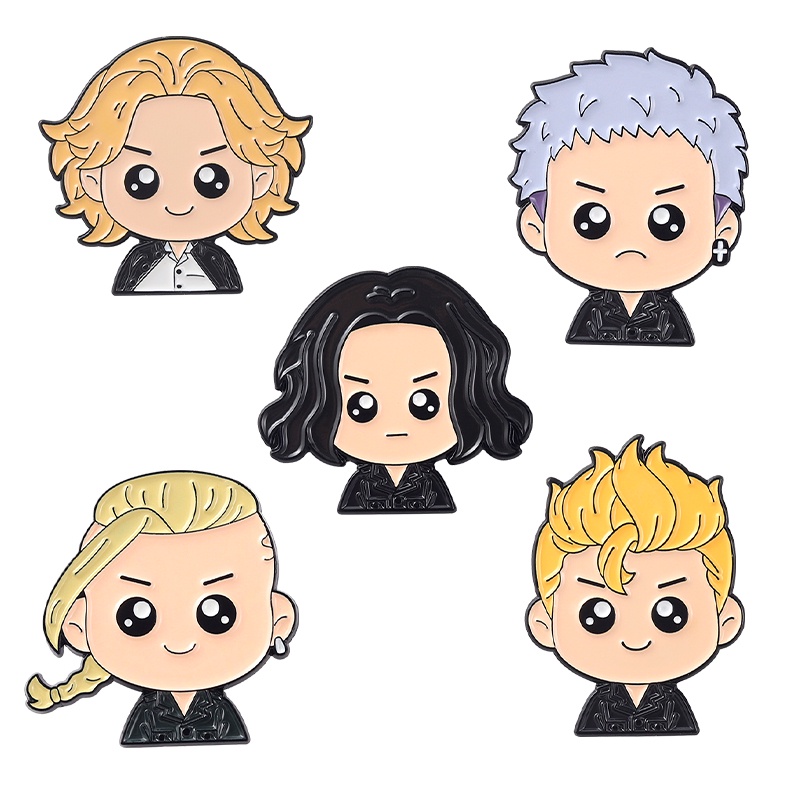 Ghim cài áo hình nhân vật hoạt hình đáng yêu