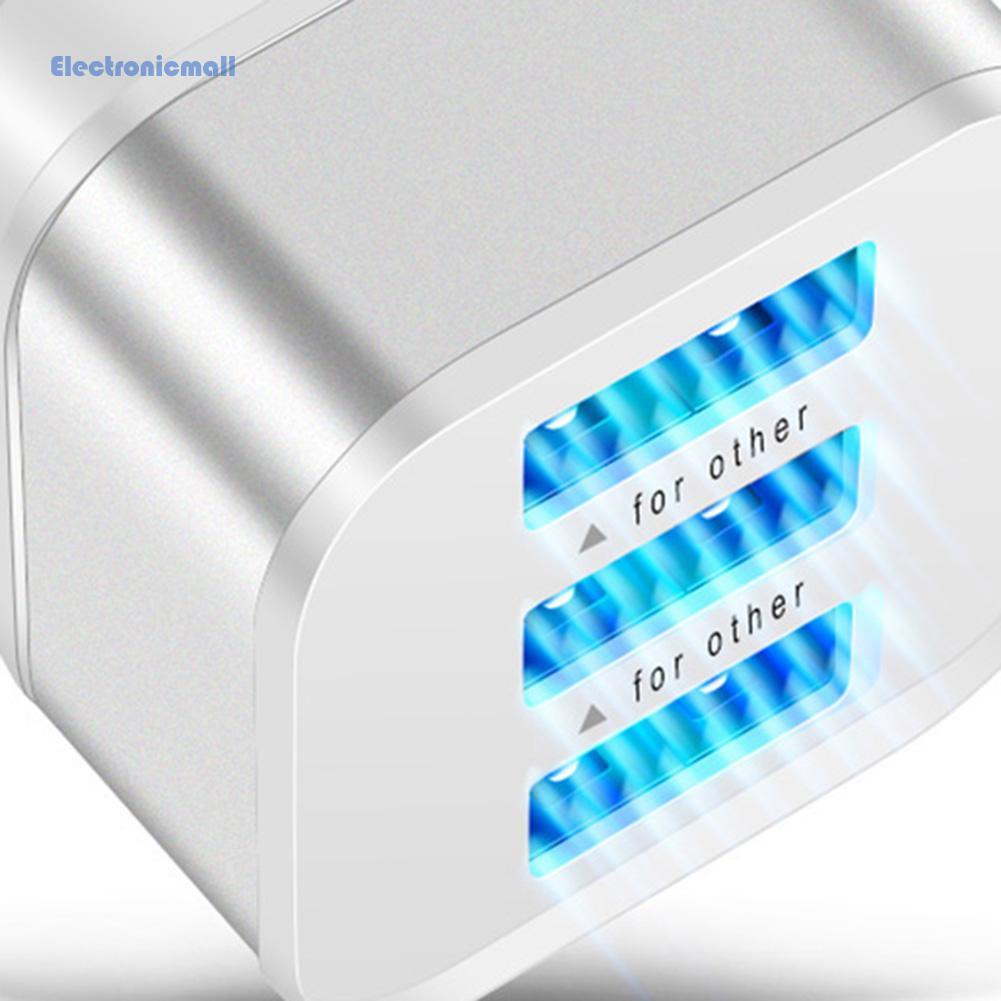 Bộ Chia 3 Cổng Usb 2.0 Kiêm Sạc Điện Thoại Có Đèn LED Báo Hiệu
