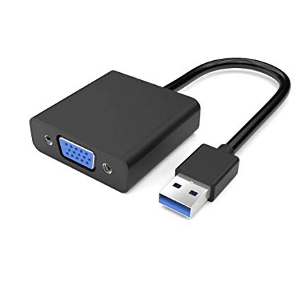 Cáp Chuyển Đổi USB 3.0 Sang VGA, USB to VGA - dùng cho laptop, máy tính