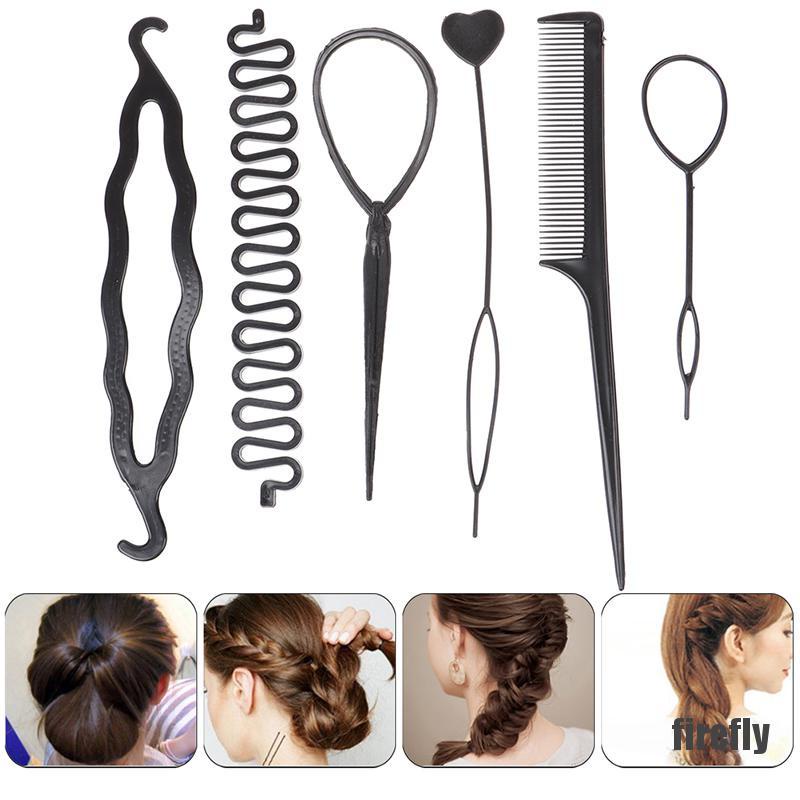Bộ 6 Dụng Cụ Uốn Tóc Chuyên Nghiệp Chất Lượng Cao