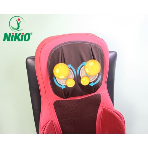 Ghế massage toàn thân cao cấp Nhật Bản Nikio NK-181 - Màu đỏ