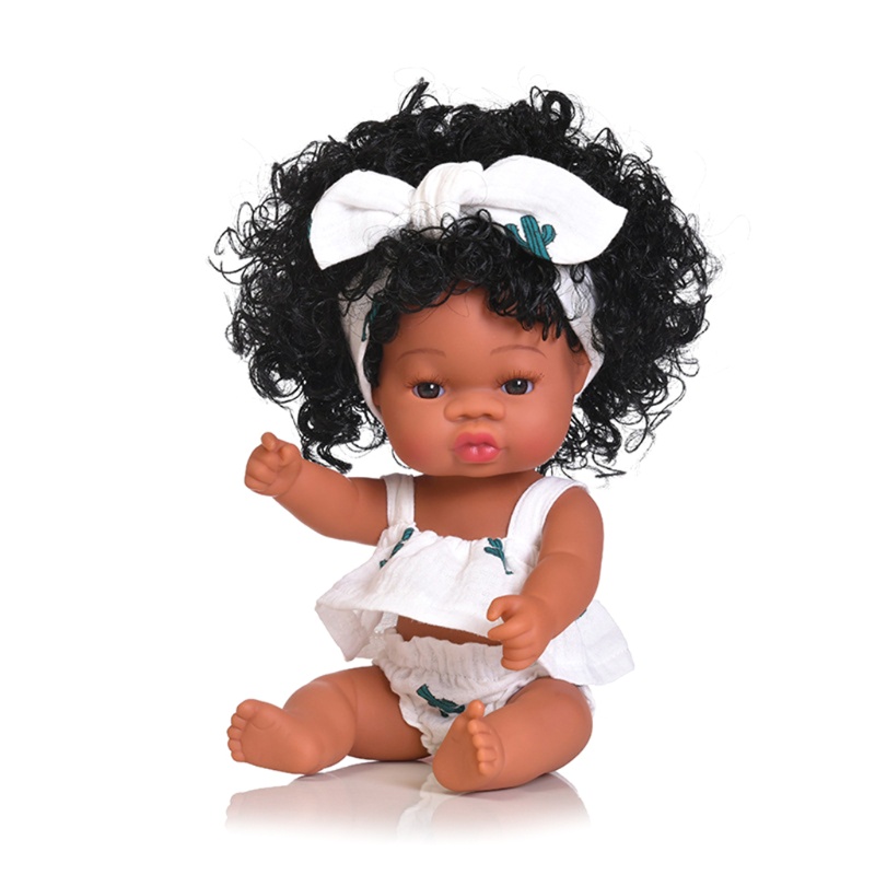 Giường Ngủ Cho Búp Bê Sơ Sinh Màu Đen Phong Cách Châu Phi