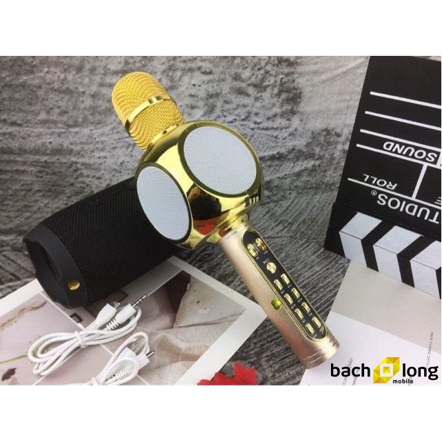 Mic Karaoke Blutooth YS90 Không Dây, Âm Thanh Cực Hay, Kiểu Dáng Trẻ Trung Năng Động, Độ Bền Cực Cao. Bảo Hành 8 Tháng