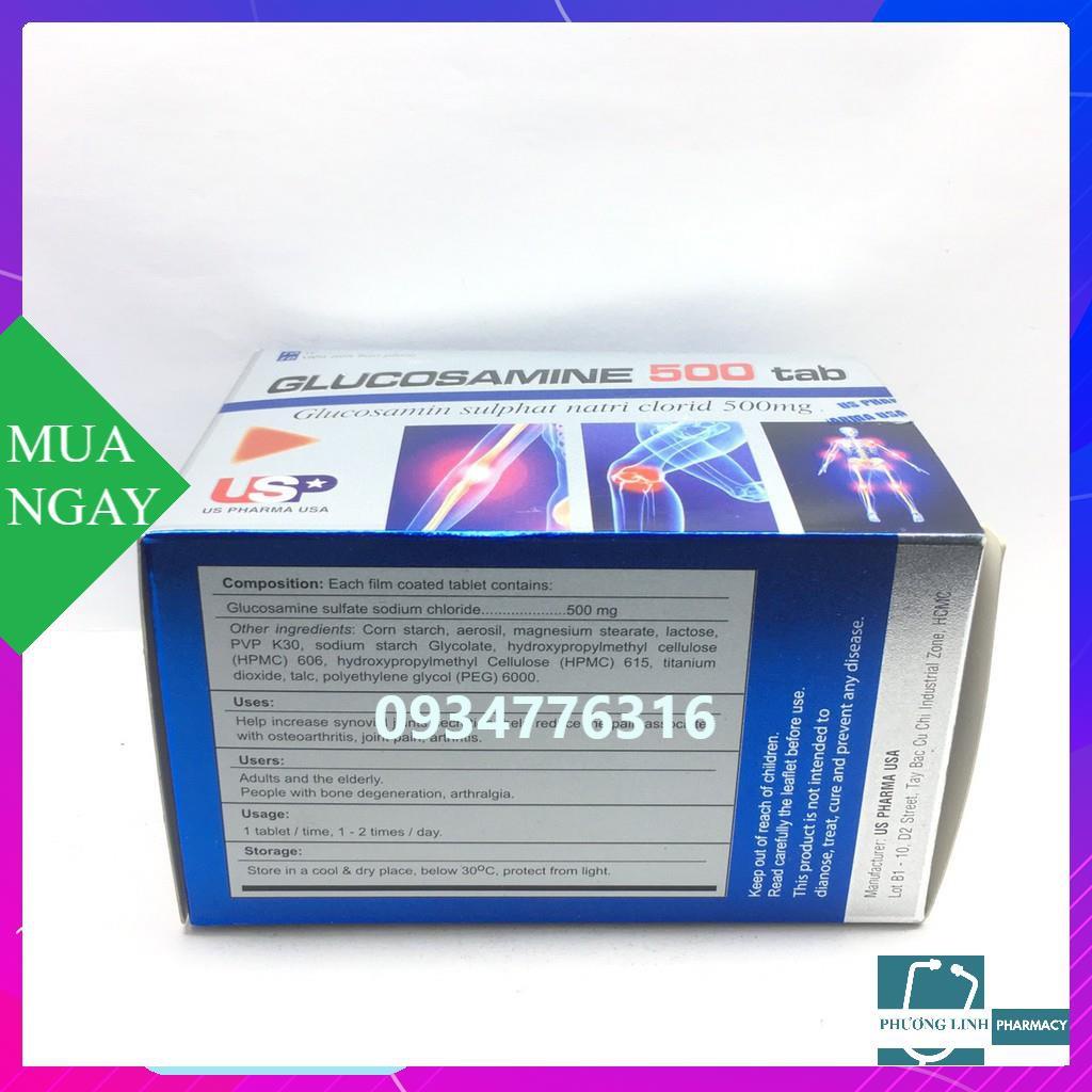 Glucosamin 500 tab hỗ trợ xương khớp hộp 100 viên