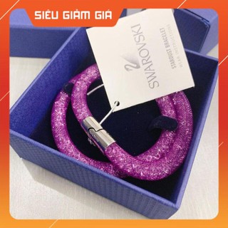 Vòng tay Swarovski Stardust Fuchsia Ladies Bracelet ⚜️Hàng Authentic⚜️