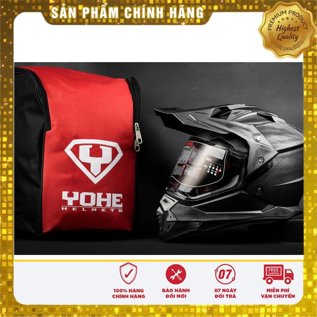 Nón Fullface Yohe 632A Dual Sport tặng Balo YOHE - Kho đồ Phượt giá sỉ