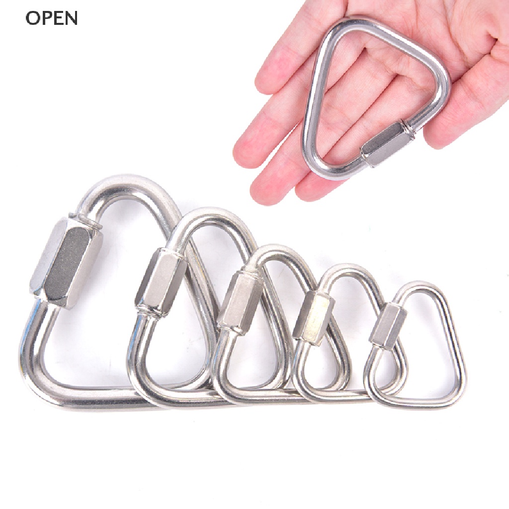 Op Móc Khóa Bằng Thép Không Gỉ Hình Tam Giác Khóa Vít Móc my