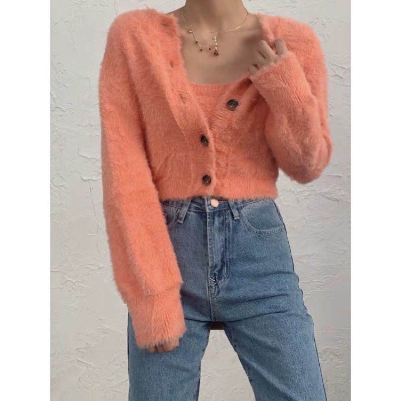 Set áo hai dây*khoác len