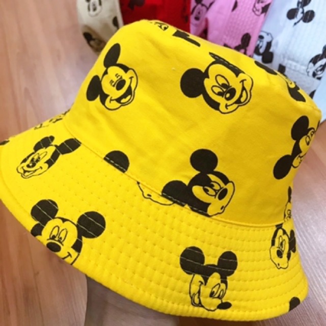 NÓN BUCKET MICKEY 2 MẶT THỜI TRANG