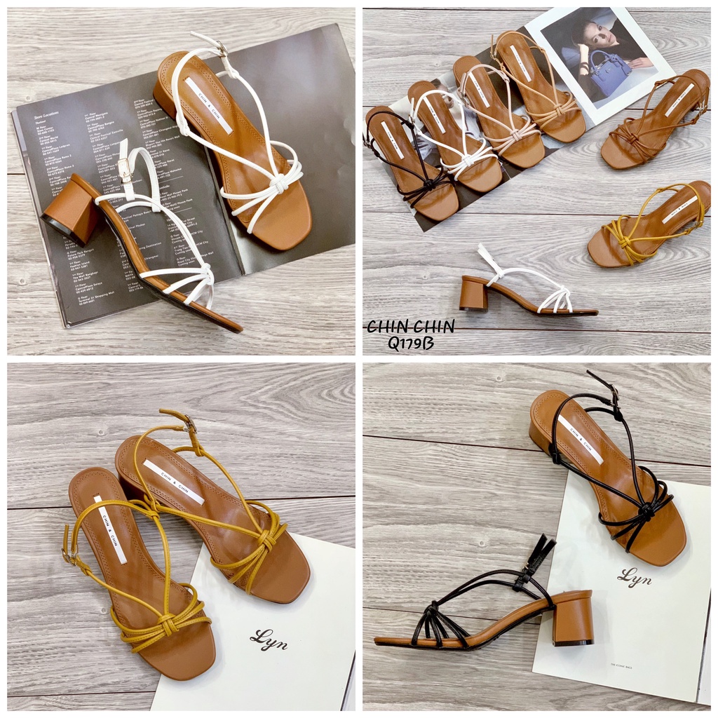 GIÀY SANDAL NỮ CHIN CHIN DÂY THẮT 6P VNXK