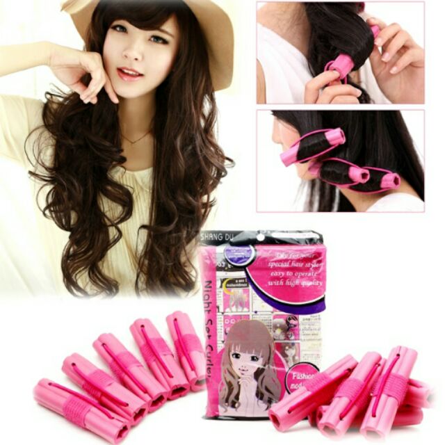 Bộ uốn tóc quoắn dây nigh set curler