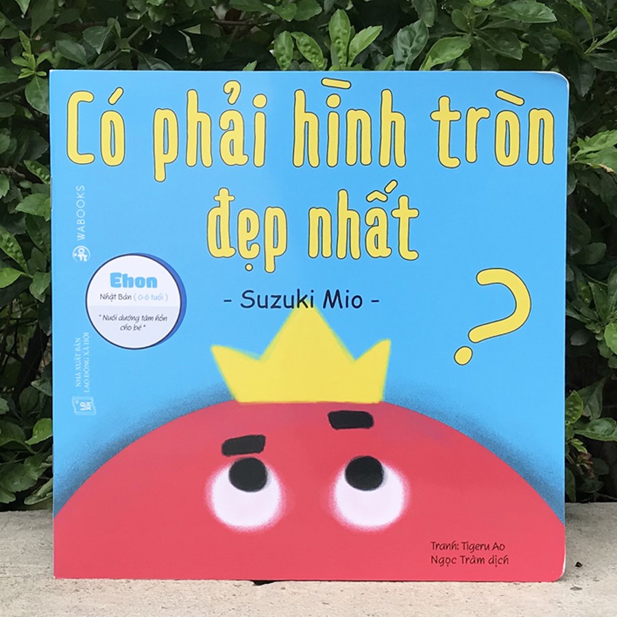 Sách Ehon Hình khối Có phải hình tròn đẹp nhất (06 tuổi)