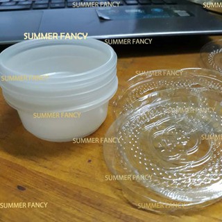 100 chén tương có nắp dùng 1 lần 5.6x2.5 x 4.3 cm kèm nắp trong suốt hộp đựng sốt chấm đem về HS55 - box