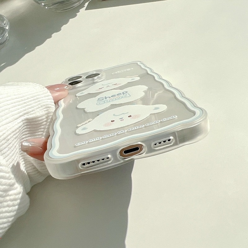 Ốp Điện Thoại TPU Silicon Mềm Họa Tiết Cừu Hoạt Hình Cho Iphone 13 12 Pro Max 12 Mini 11 Pro Max XS X 6 7 8 Plus XR
