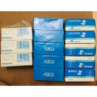 Film 120 - AIKO LIGHTPAN 100, còn hộp giấy, bảo quản tốt, film BW, 6 EXP